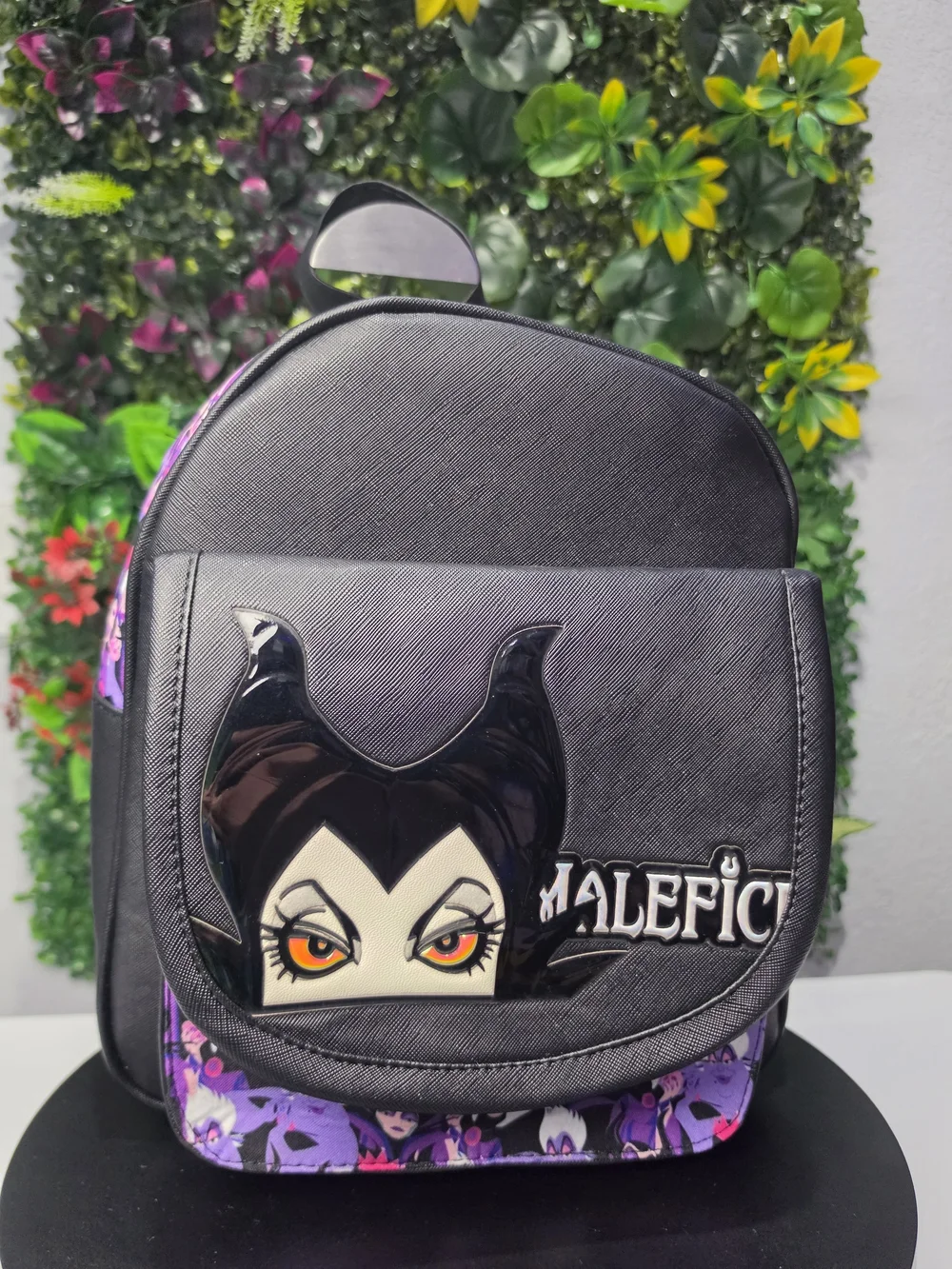 Disney Maleficent Black & Purple Mini Backpack
